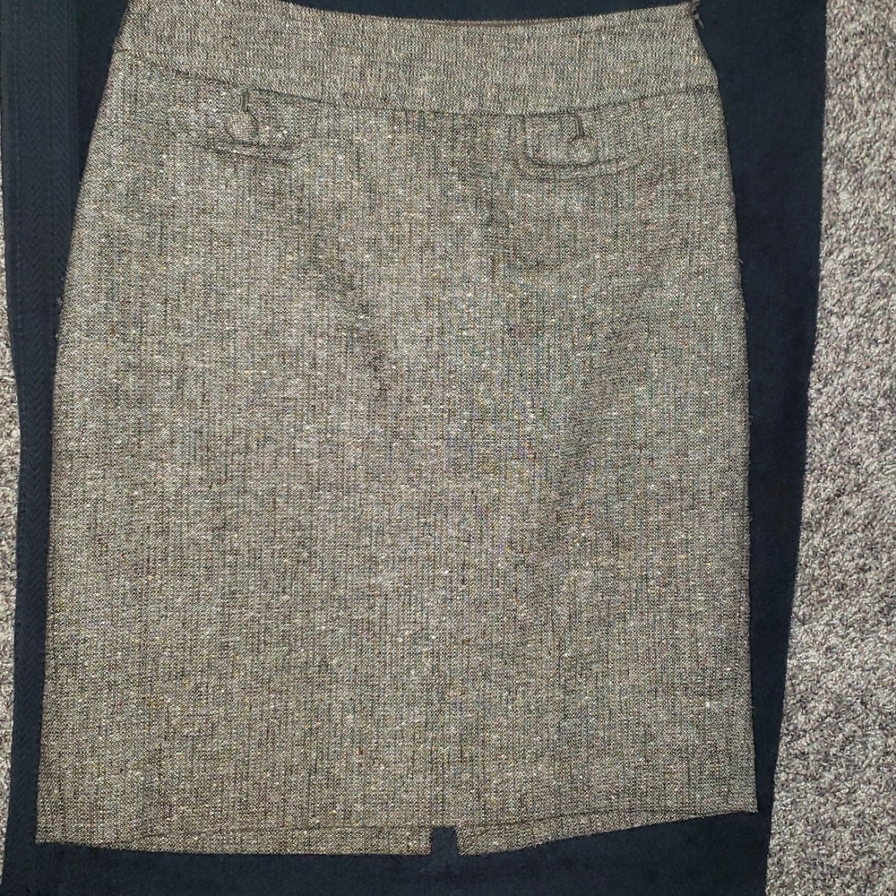 LIMITED Tan/Brown Midi length pencil skirt